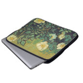 Wilde Rose, Vincent van Gogh. Laptopschutzhülle (Vorne Knopf)