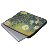 Wilde Rose, Vincent van Gogh. Laptopschutzhülle (Vorne Knopf)