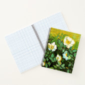 Wilde Rose von Van Gogh Notizblock (Innenseite)