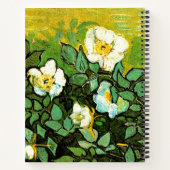 Wilde Rose von Van Gogh Notizblock (Rückseite)