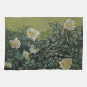Wilde Rose von Vincent van Gogh Geschirrtuch (Horizontal)