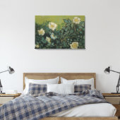 Wilde Rose von Vincent van Gogh Leinwanddruck (Insitu (Schlafzimmer))
