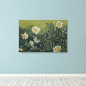 Wilde Rose von Vincent van Gogh Leinwanddruck (Insitu (Holzboden))