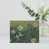 Wilde Rose von Vincent Van Gogh Postcard Postkarte (Stehend Vorderseite)