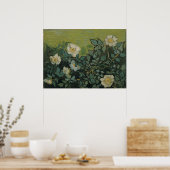 Wilde Rose von Vincent van Gogh Poster (Küche)
