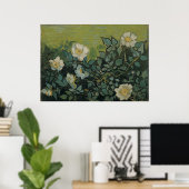 Wilde Rose von Vincent Van Gogh Poster (Heimbüro)