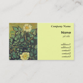 Wilde Rose von Vincent van Gogh Visitenkarte