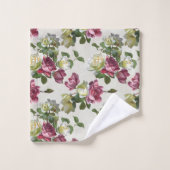 Wilde Rosen Badhandtuch Set (Waschlappen)