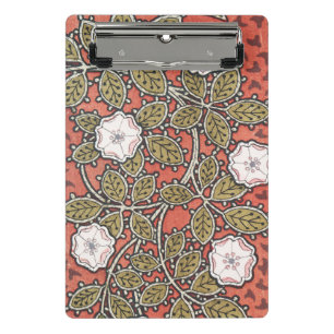 Wilde-Rosen-Kunstillustration Blume Vintage Mini Klemmbrett