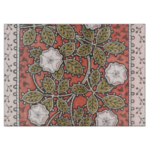 Wilde-Rosen-Kunstillustration Blume Vintage Schneidebrett