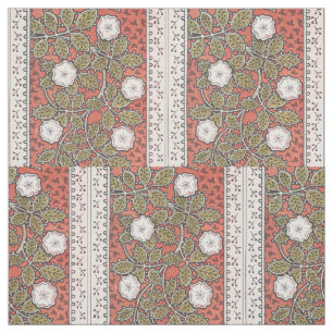 Wilde Rosen-Kunstillustration Blume Vintage Stoff