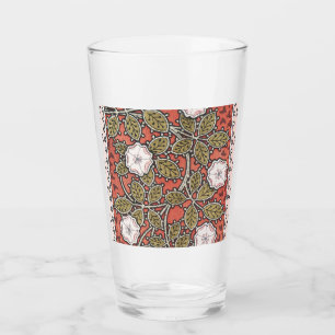 Wilde Rosen-Kunstillustration Blumen Vintage Glas