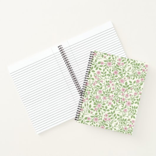 Wilde Rosen Notizblock (Innenseite)