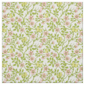 Wilde Rosen und Schmetterlinge /rosa/hellgrün/gelb Stoff (Muster)