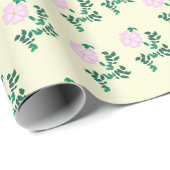 Wilde Rosenblüte Geschenkpapier (Rolleneckpunkt)