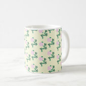 Wilde Rosenblüte Kaffeetasse (VorderseiteRechts)