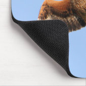 Wilde rote Drachen Mousepad (Ecke)