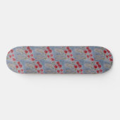 Wilde rote Poppies Skateboard (Horizontal)