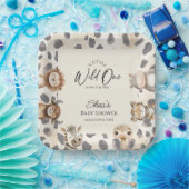 Wilde Safari-Baby-Party Pappteller (Party)