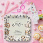 Wilde Safari-Baby-Party Pappteller (Party)