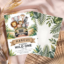 Wilde Safari-Dschungelparty für den Kleinen