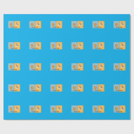 Wilde Safari-Geschenkpapier Geschenkpapier (Flach)