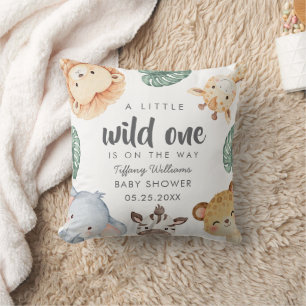 Wilde Safari-Tier-Baby-Shower-Dekoration Kissen