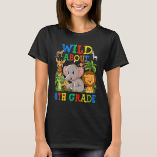 Wilde Safari-Tiere der 6. Klasse T-Shirt