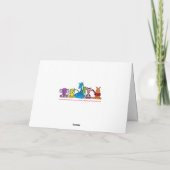 Wilde Safari-Tiere, Kinder zum Geburtstag Karte (Rückseite)