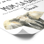 Wilde Safari-Tiere - Mama-osa-Bar Poster (Ecke)