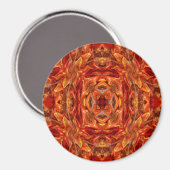 Wilde Schüssel mit Äpfeln... Magnet (Vorderseite/Rückseite)