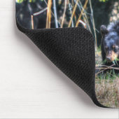 Wilde Schwarzbären-Cub & Forest Wildlife Foto #Gif Mousepad (Ecke)