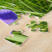 Wilde Schwertlilie und alaskische Landschaft Puzzle (Seite)