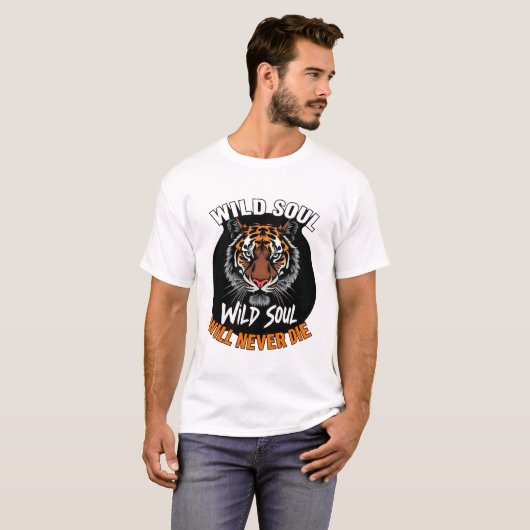 Wilde Seele wird nie sterben T-Shirt (Vorne ganz)