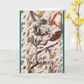 Wilde Seite Karte (Gelbe Blume)