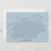 Wilde Seiteneinladung Einladung (Rückseite)