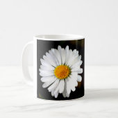 Wilde Single-Gänseblümchen-Blume Kaffeetasse (Vorderseite Links)