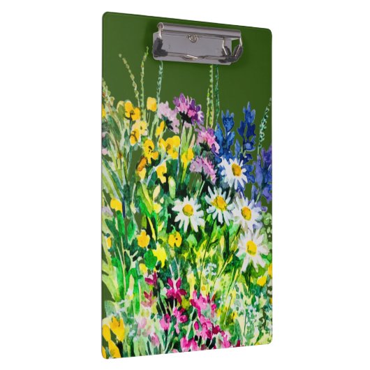 Wilde Sommer-Blume Klemmbrett (Rechts)