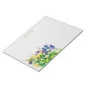 Wilde Sommer-Blume Notizblock (angewinkelt)