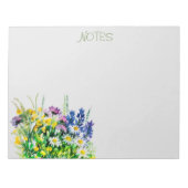 Wilde Sommer-Blume Notizblock (Vorderseite)