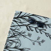 Wilde Sommer-Wildblume Doodles Strandtuch (Beispiel)