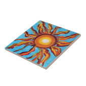 Wilde Sonne Fliese (Seite)