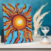Wilde Sonne Fotoplatte (Seite)