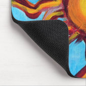 Wilde Sonne Mousepad (Ecke)