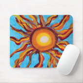Wilde Sonne Mousepad (Mit Mouse)