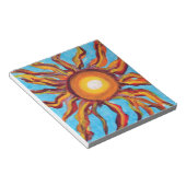 Wilde Sonne Notizblock (angewinkelt)
