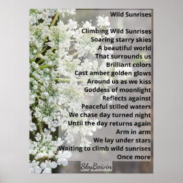 Wilde Sonnenaufgänge Poster