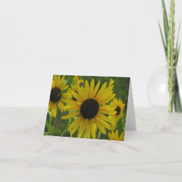 Wilde Sonnenblume-Anmerkungskarte/Grußkarte 1 Karte