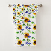 Wilde Sonnenblumen Badhandtuch Set (Insitu)