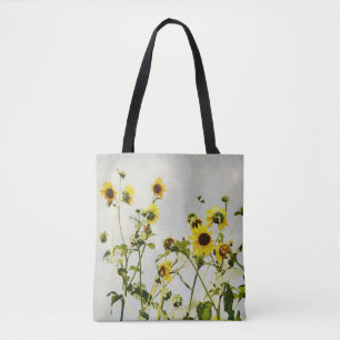 Wilde Sonnenblumen Gelbe Blume Florenz Tasche